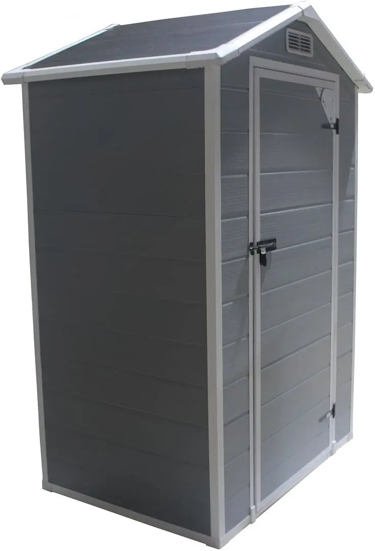 Сарай-хозблок Saska Garden 1061658 133.5x103x202cm (Grey)