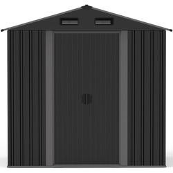 Сарай-хозблок Saska Garden 1061689 125x195x207cm (Grey) Thumb