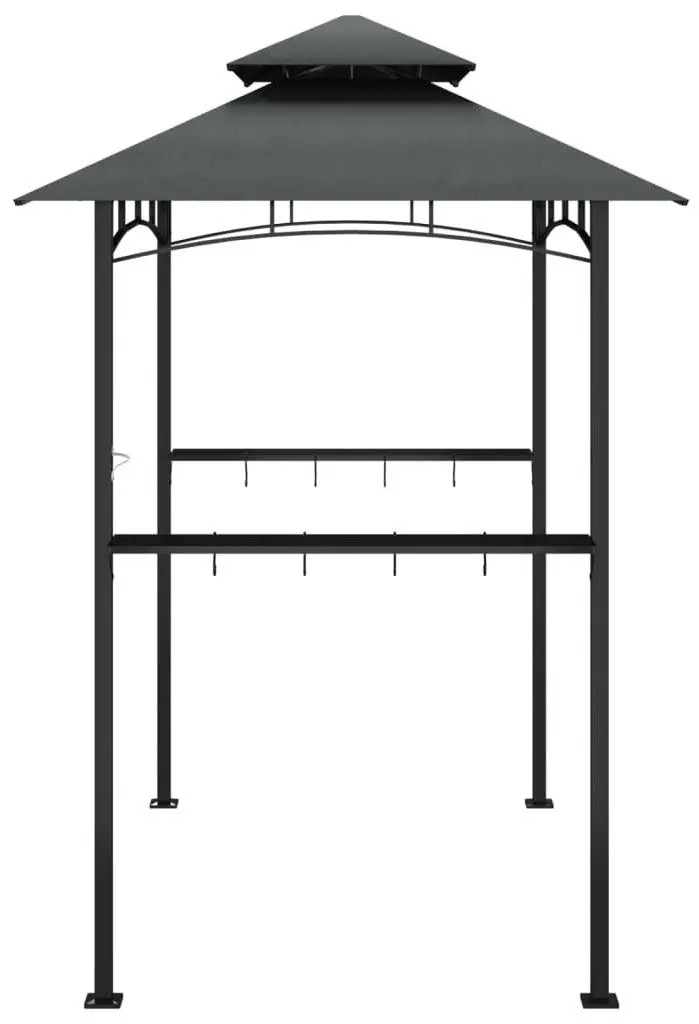 Foisor pentru gratar VidaXL 360140 240x150x243 (Anthracite)