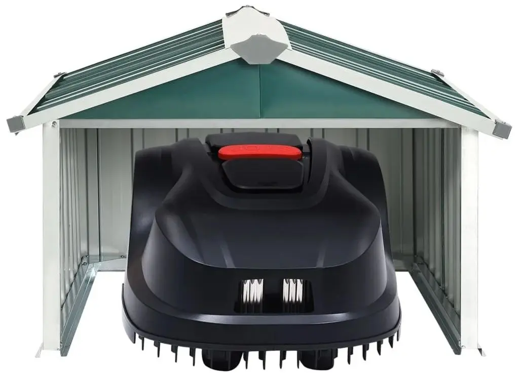 Garaj pentru robot de gazon VidaXL 150907 92x97x63 (Green)