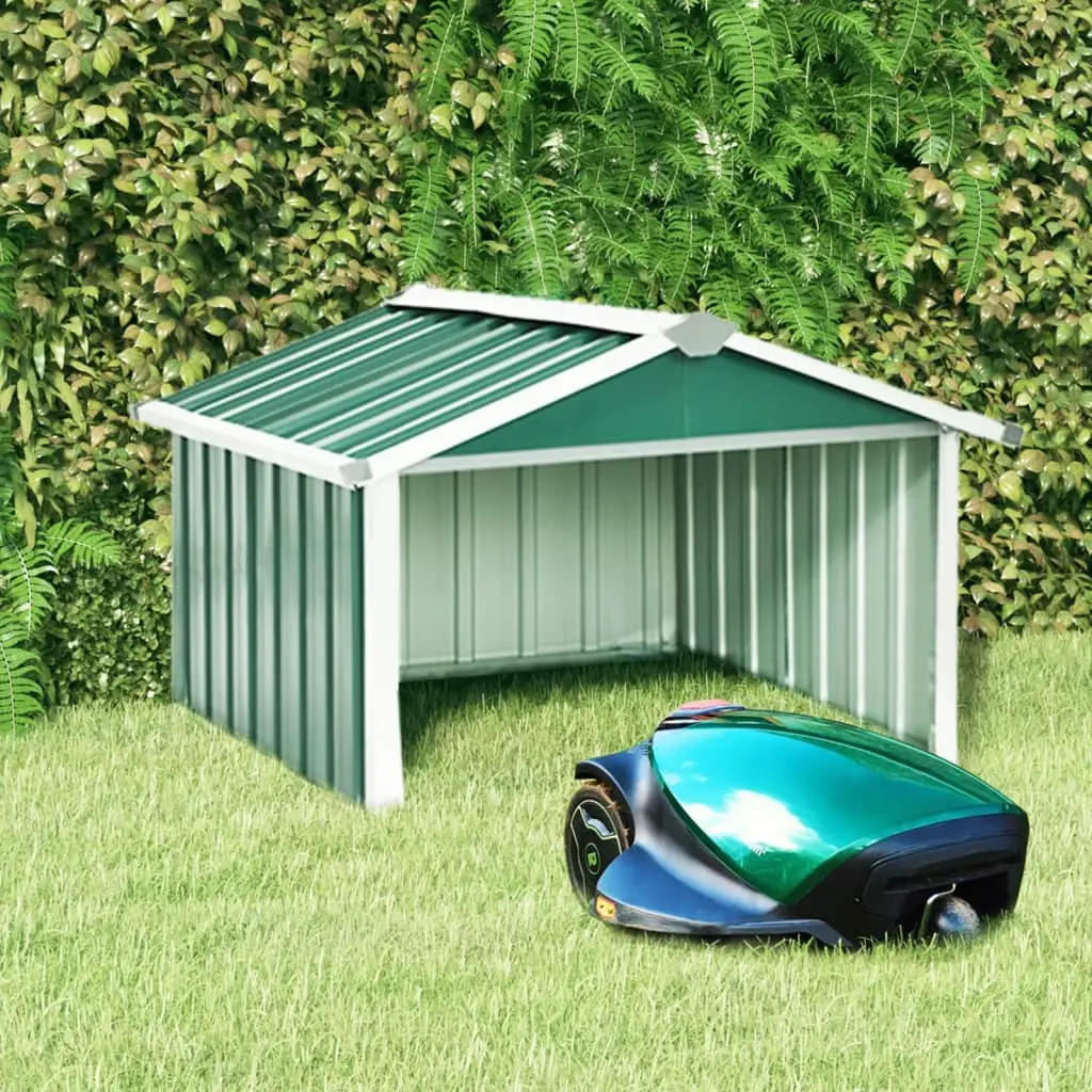 Garaj pentru robot de gazon VidaXL 150907 92x97x63 (Green)