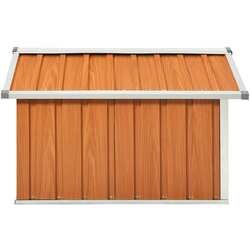 Garaj pentru robot de gazon VidaXL 150910 92x97x63 (Brown) Thumb