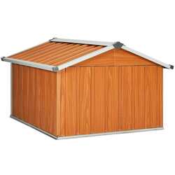 Garaj pentru robot de gazon VidaXL 150910 92x97x63 (Brown) Thumb