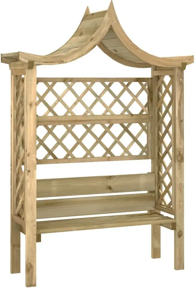 Пергола со скамейкой VidaXL 44951 (Green)