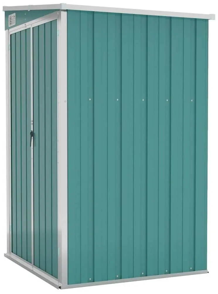 Сарай-хозблок пристенный VidaXL 316217 118x100x178 (Green)
