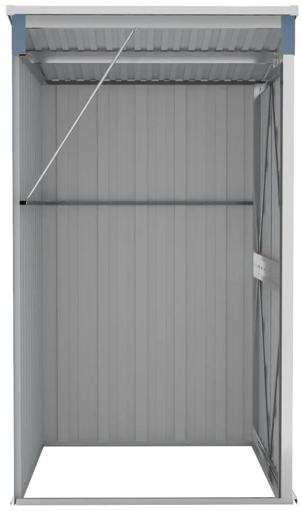 Сарай-хозблок пристенный VidaXL 316218 118x100x178 (Grey)