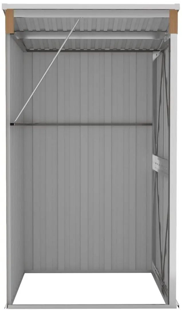 Сарай-хозблок пристенный VidaXL 316220 118x100x178 (Brown)