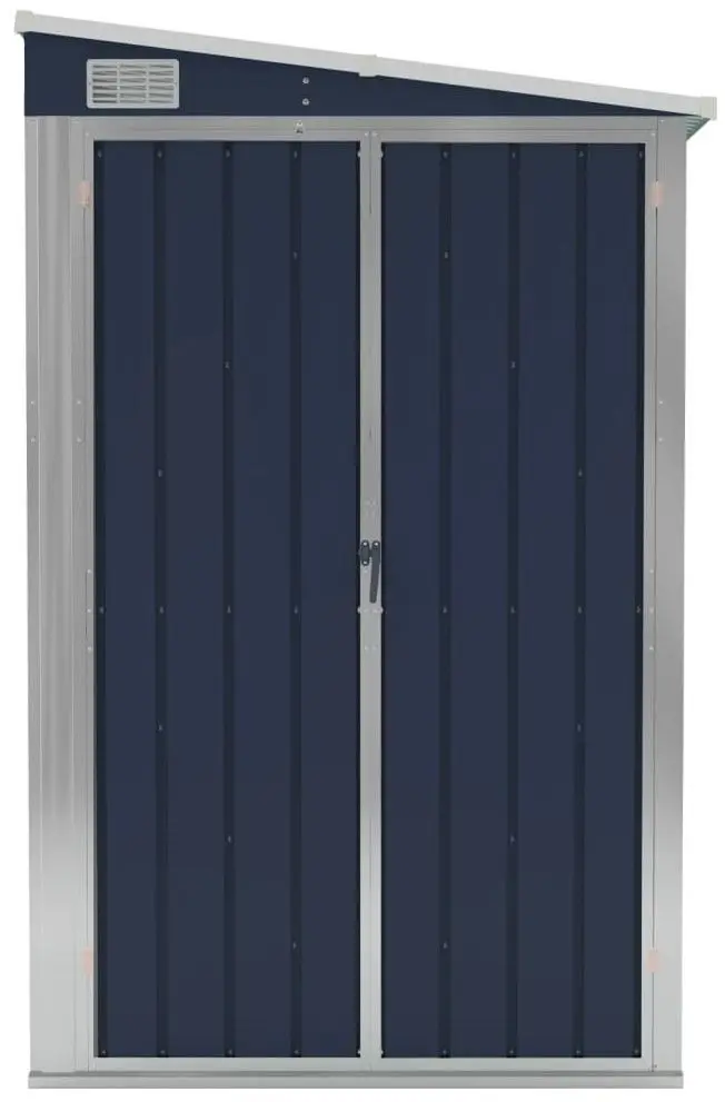 Casuta gradina de perete VidaXL 316223 118x194x178 (Anthracite)