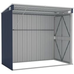 Casuta gradina de perete VidaXL 316223 118x194x178 (Anthracite) Thumb