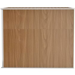 Casuta gradina de perete VidaXL 316224 118x194x178 (Brown) Thumb