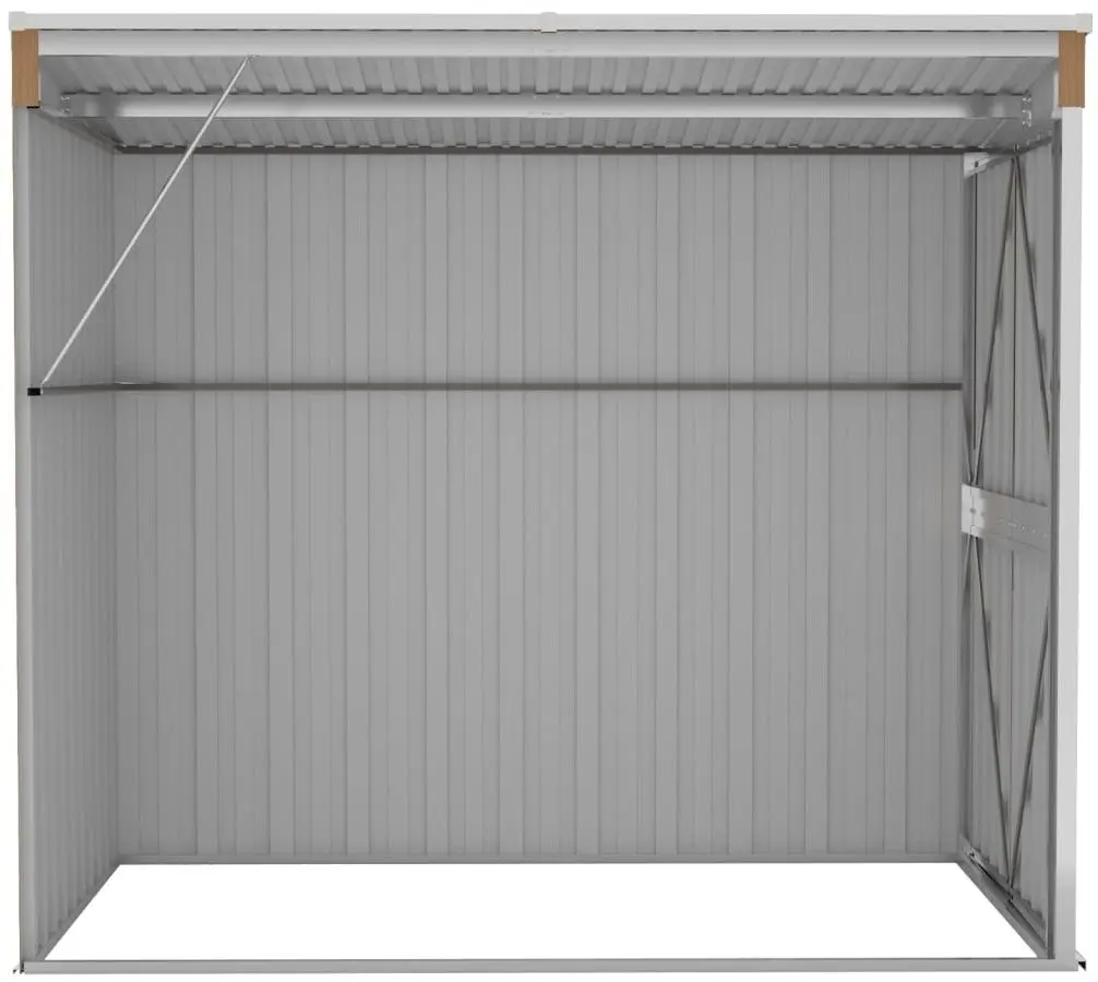 Casuta gradina de perete VidaXL 316224 118x194x178 (Brown)