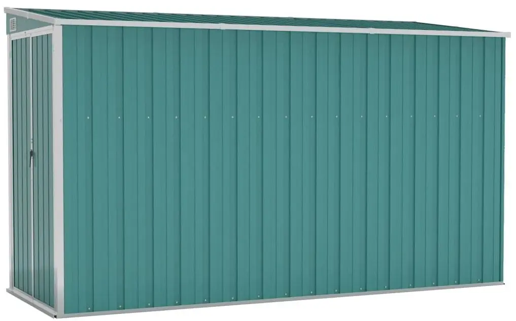 Сарай-хозблок пристенный VidaXL 316225 118x288x178 (Green)