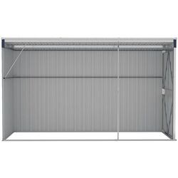 Сарай-хозблок пристенный VidaXL 316227 118x288x178 (Anthracite) Thumb