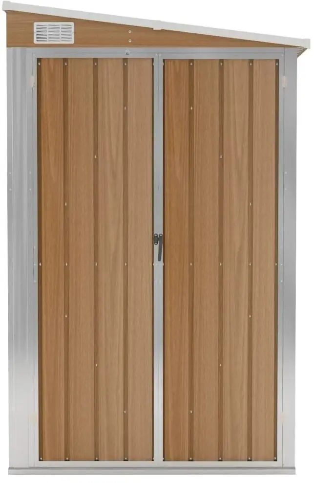 Сарай-хозблок пристенный VidaXL 316228 118x288x178 (Brown)