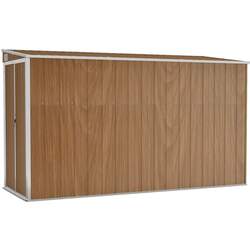 Casuta gradina de perete VidaXL 316228 118x288x178 (Brown)