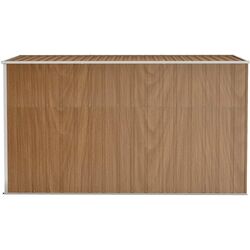 Сарай-хозблок пристенный VidaXL 316228 118x288x178 (Brown) Thumb