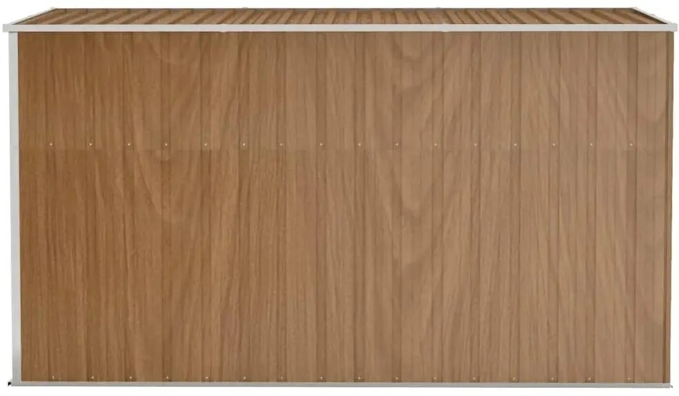 Сарай-хозблок пристенный VidaXL 316228 118x288x178 (Brown)