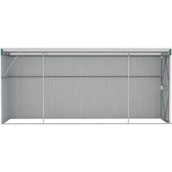 Casuta gradina de perete VidaXL 316229 118x382x178 (Green) Thumb