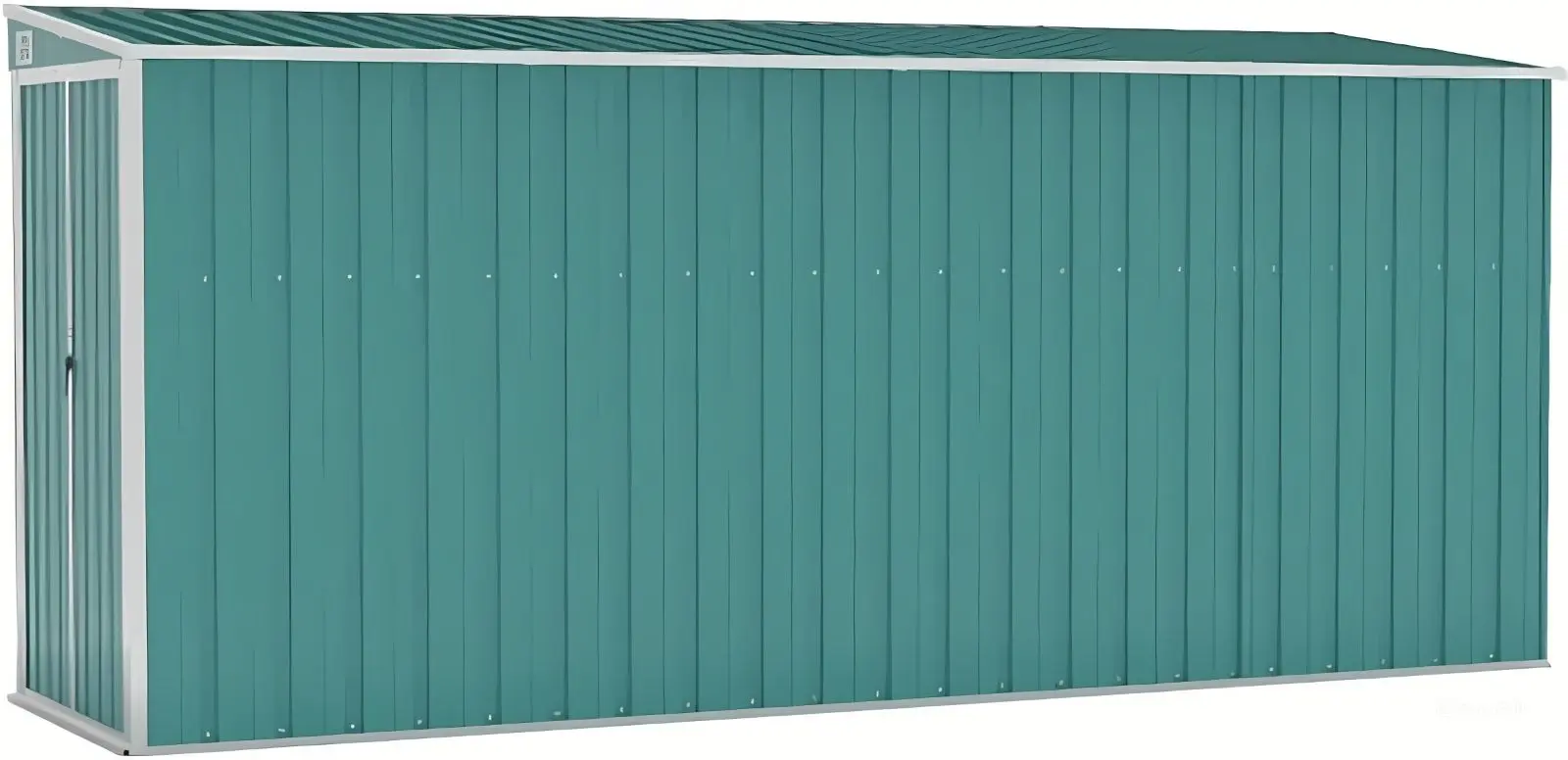 Casuta gradina de perete VidaXL 316229 118x382x178 (Green)