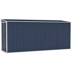 Casuta gradina de perete VidaXL 316231 118x382x178 (Anthracite)