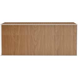 Сарай-хозблок пристенный VidaXL 316232 118x382x178 (Brown) Thumb