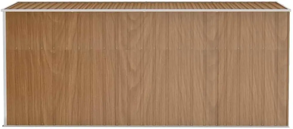 Сарай-хозблок пристенный VidaXL 316232 118x382x178 (Brown)