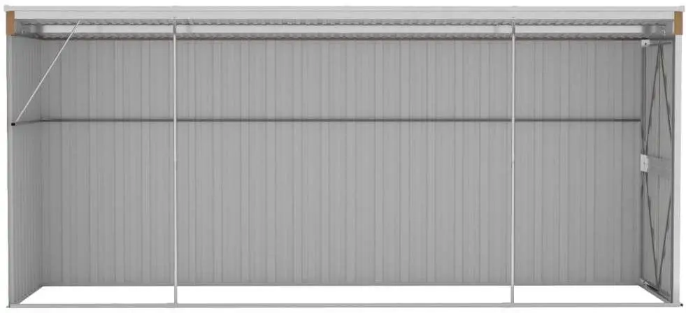 Сарай-хозблок пристенный VidaXL 316232 118x382x178 (Brown)