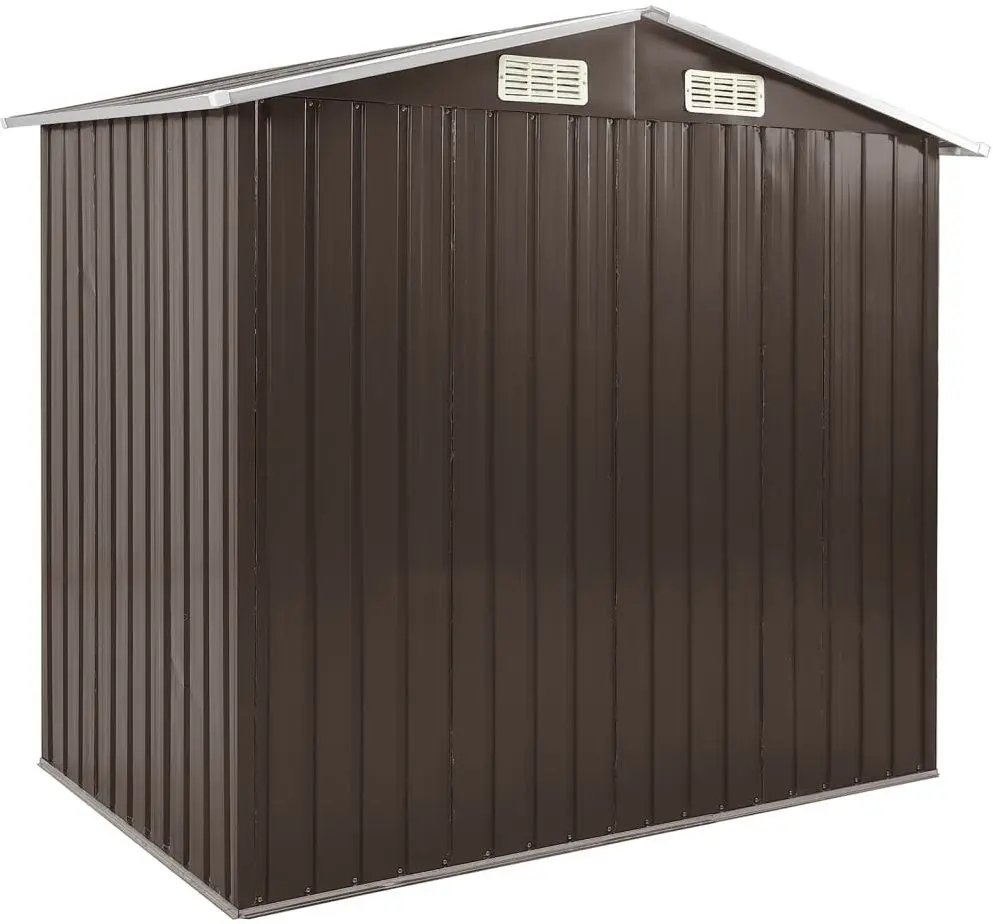 Сарай-хозблок с полкой с этажеркой VidaXL 47105 205x130x183 (Brown)