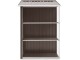 Сарай-хозблок с полкой с этажеркой VidaXL 47105 205x130x183 (Brown)