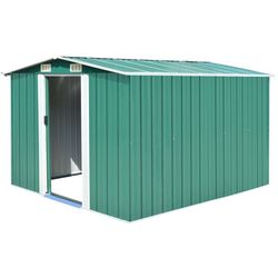 Сарай-хозблок VidaXL 143340 257x298x178 (Green)