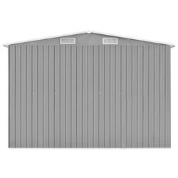 Сарай-хозблок VidaXL 143341 257x298x178 (Grey) Thumb