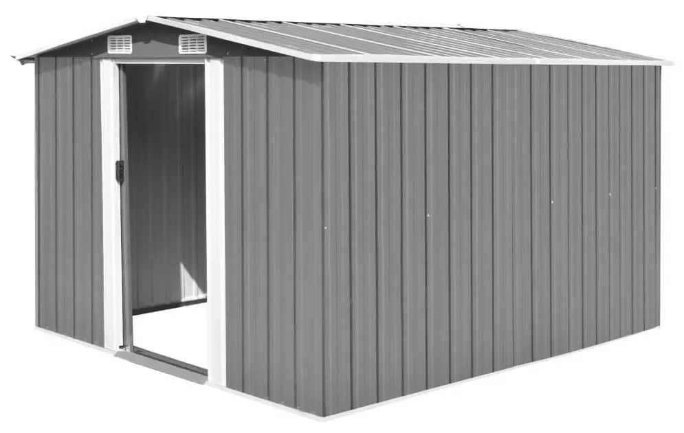 Сарай-хозблок VidaXL 143341 257x298x178 (Grey)