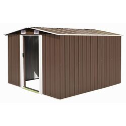 Сарай-хозблок VidaXL 143343 257x298x178 (Brown) Thumb