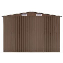 Сарай-хозблок VidaXL 143343 257x298x178 (Brown) Thumb