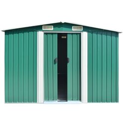 Casuta gradina VidaXL 143344 257x392x181 (Green) Thumb