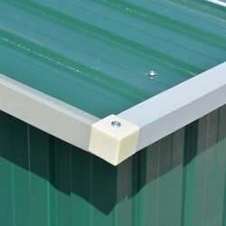 Casuta gradina VidaXL 143344 257x392x181 (Green) Thumb