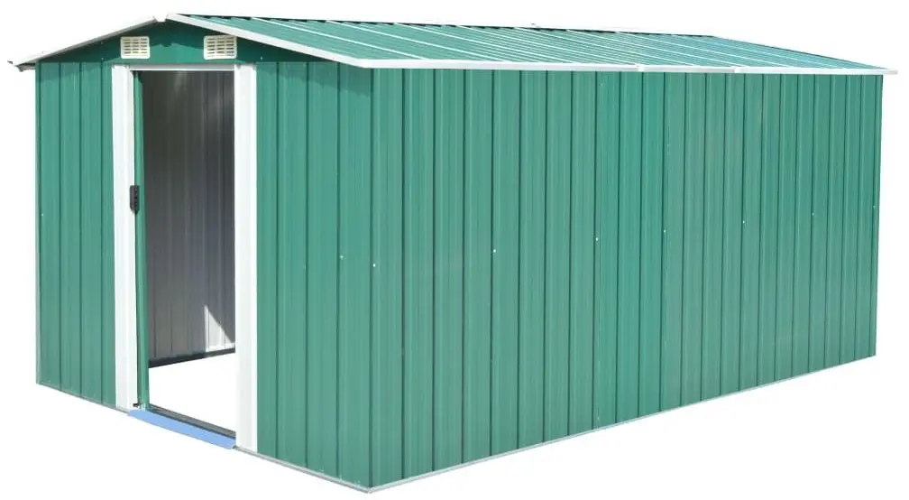 Casuta gradina VidaXL 143344 257x392x181 (Green)