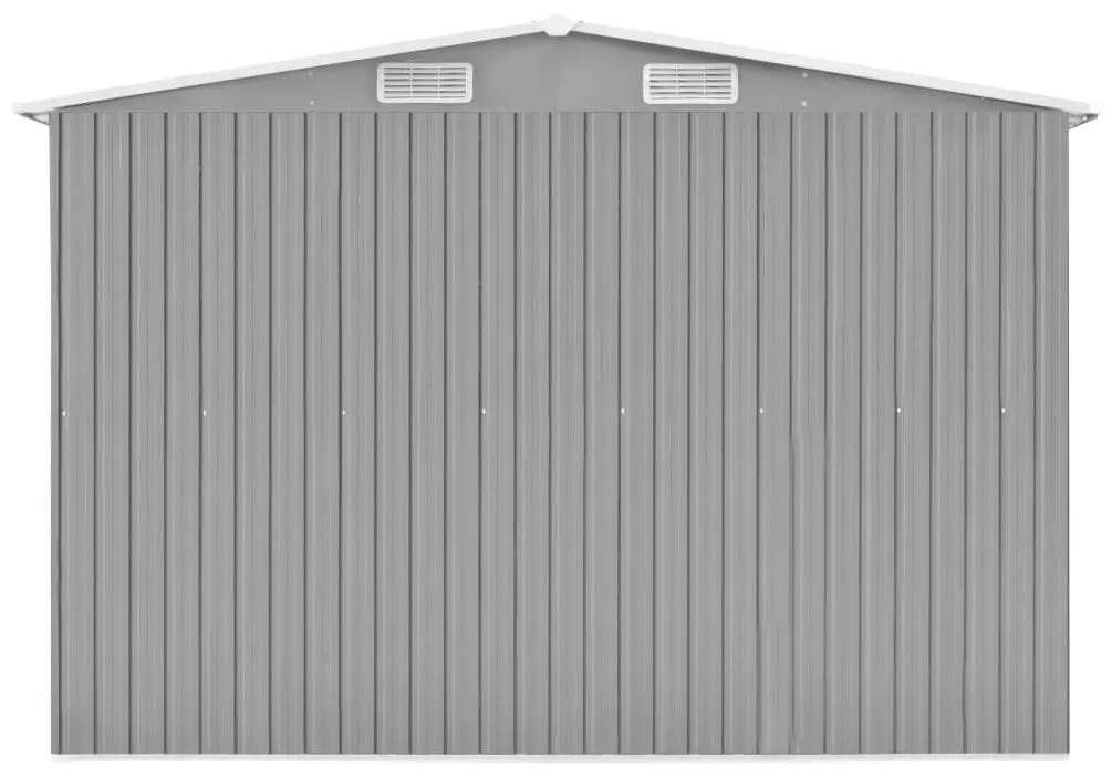 Сарай-хозблок VidaXL 143345 257x392x181 (Grey)