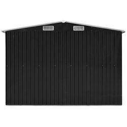 Сарай-хозблок VidaXL 143346 257x392x181 (Anthracite) Thumb