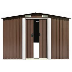 Casuta gradina VidaXL 143347 257x392x181 (Brown) Thumb