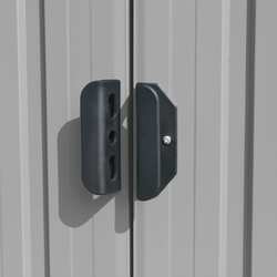 Сарай-хозблок VidaXL 143349 257x489x181 (Grey) Thumb