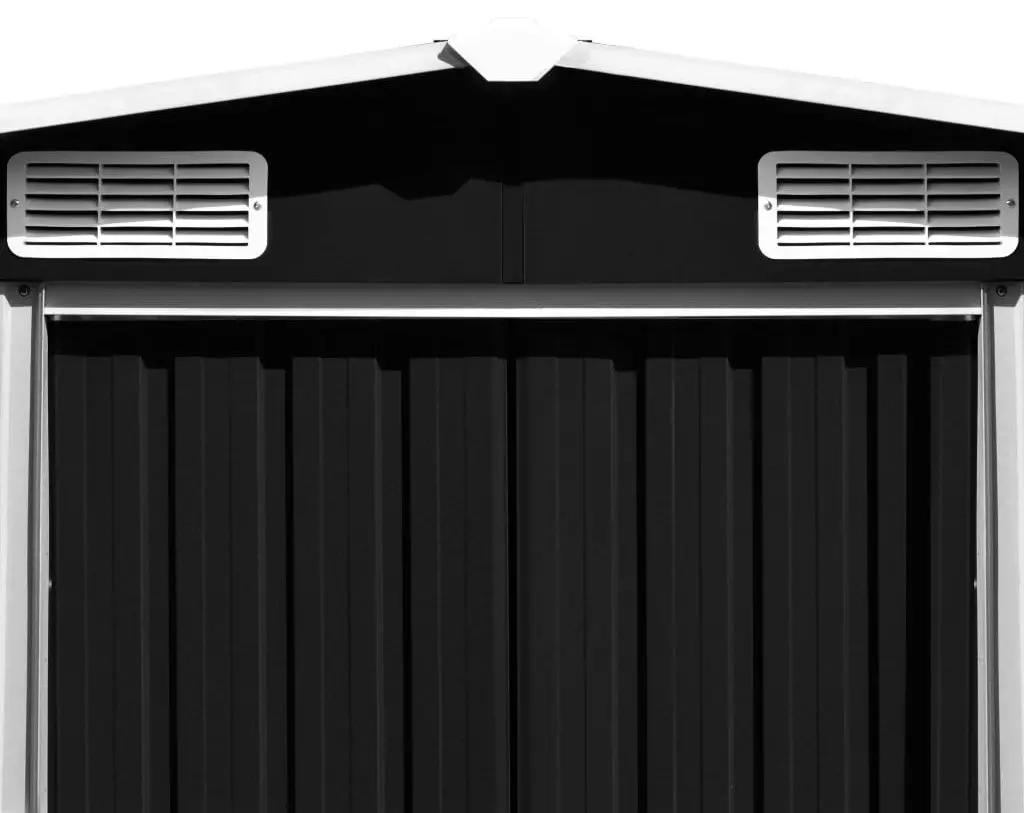 Casuta gradina VidaXL 143350 257x489x181 (Anthracite)