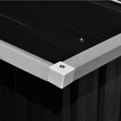 Casuta gradina VidaXL 143350 257x489x181 (Anthracite) Thumb