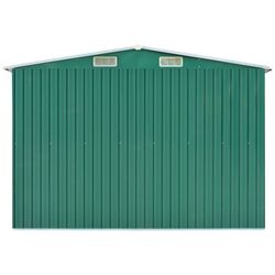 Сарай-хозблок VidaXL 143352 257x580x181 (Green) Thumb