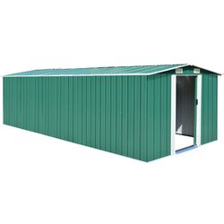 Casuta gradina VidaXL 143352 257x580x181 (Green)