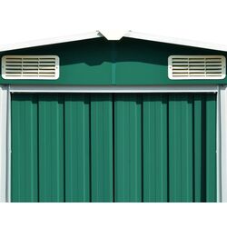 Сарай-хозблок VidaXL 143352 257x580x181 (Green) Thumb