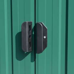 Сарай-хозблок VidaXL 143352 257x580x181 (Green) Thumb