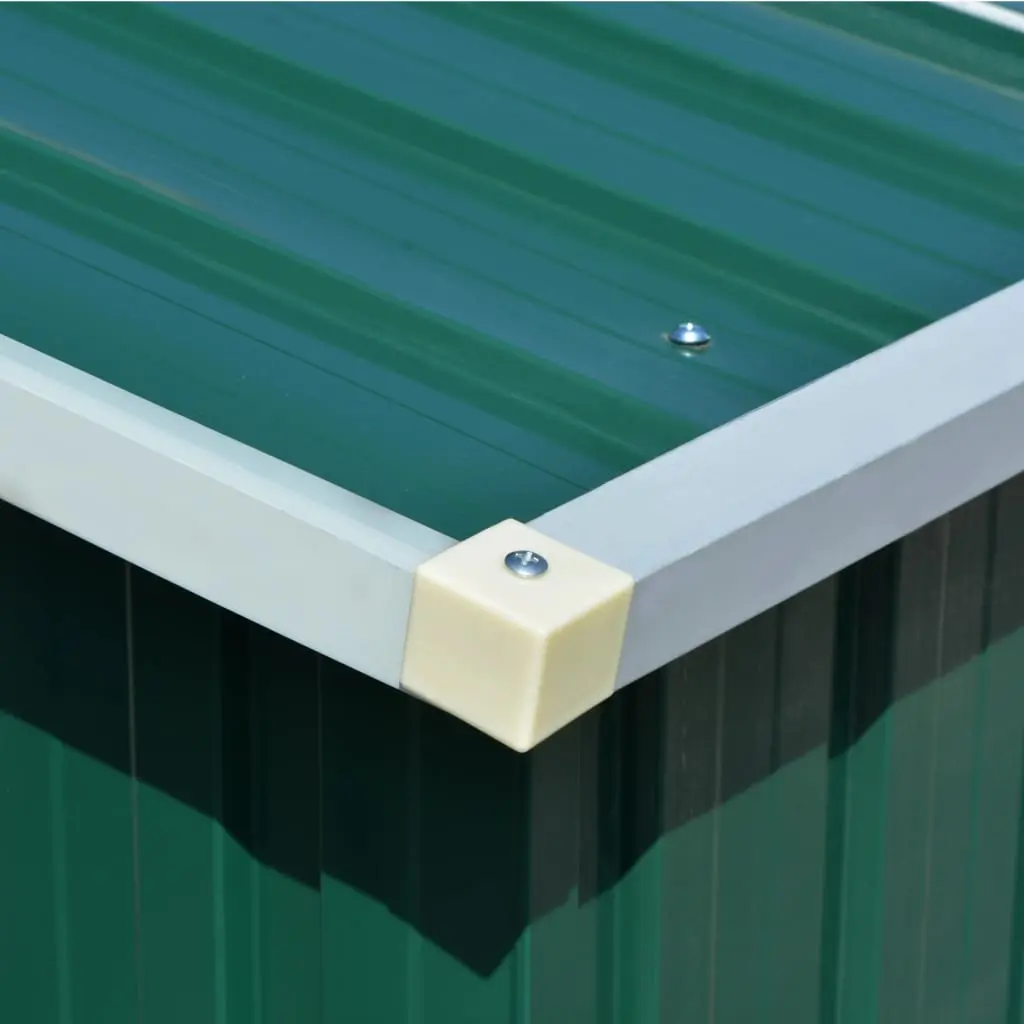 Сарай-хозблок VidaXL 143352 257x580x181 (Green)