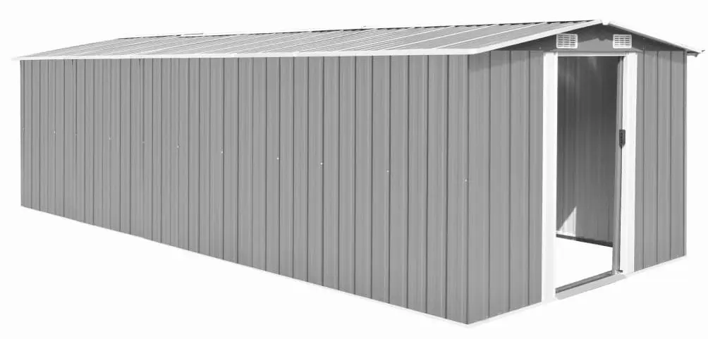 Сарай-хозблок VidaXL 143353 257x580x181 (Grey)