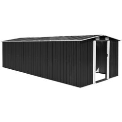 Casuta gradina VidaXL 143354 257x580x181 (Anthracite)